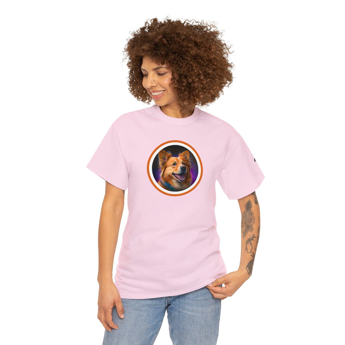 Golden Corgi - Unisex Heavy Cotton Tee