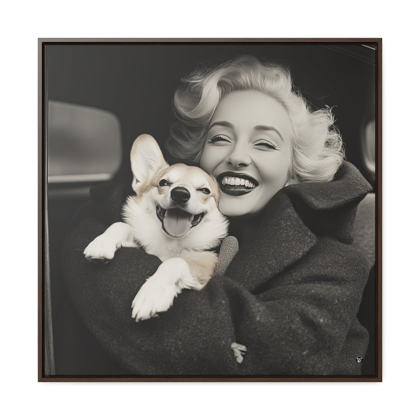 Marilyn's Bestie - Framed on Canvas