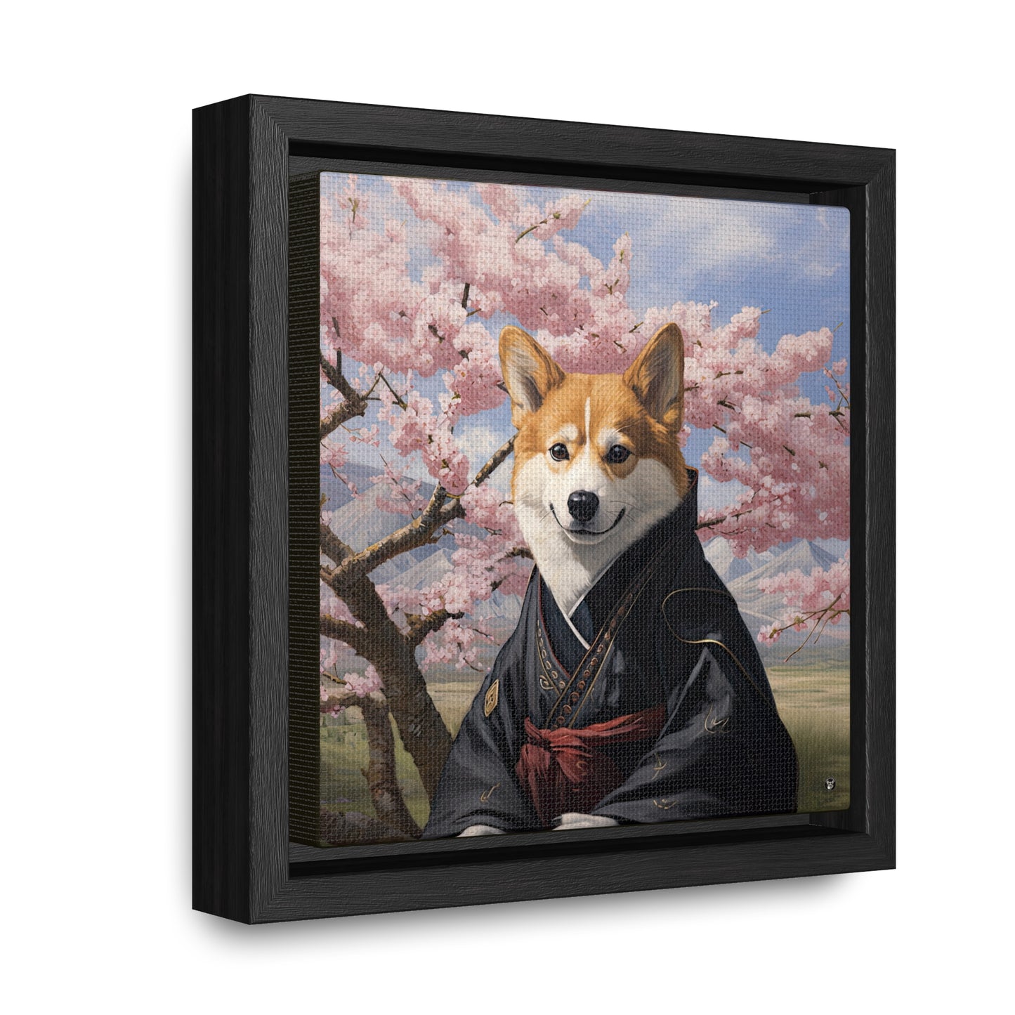 Zendog - Framed on Canvas