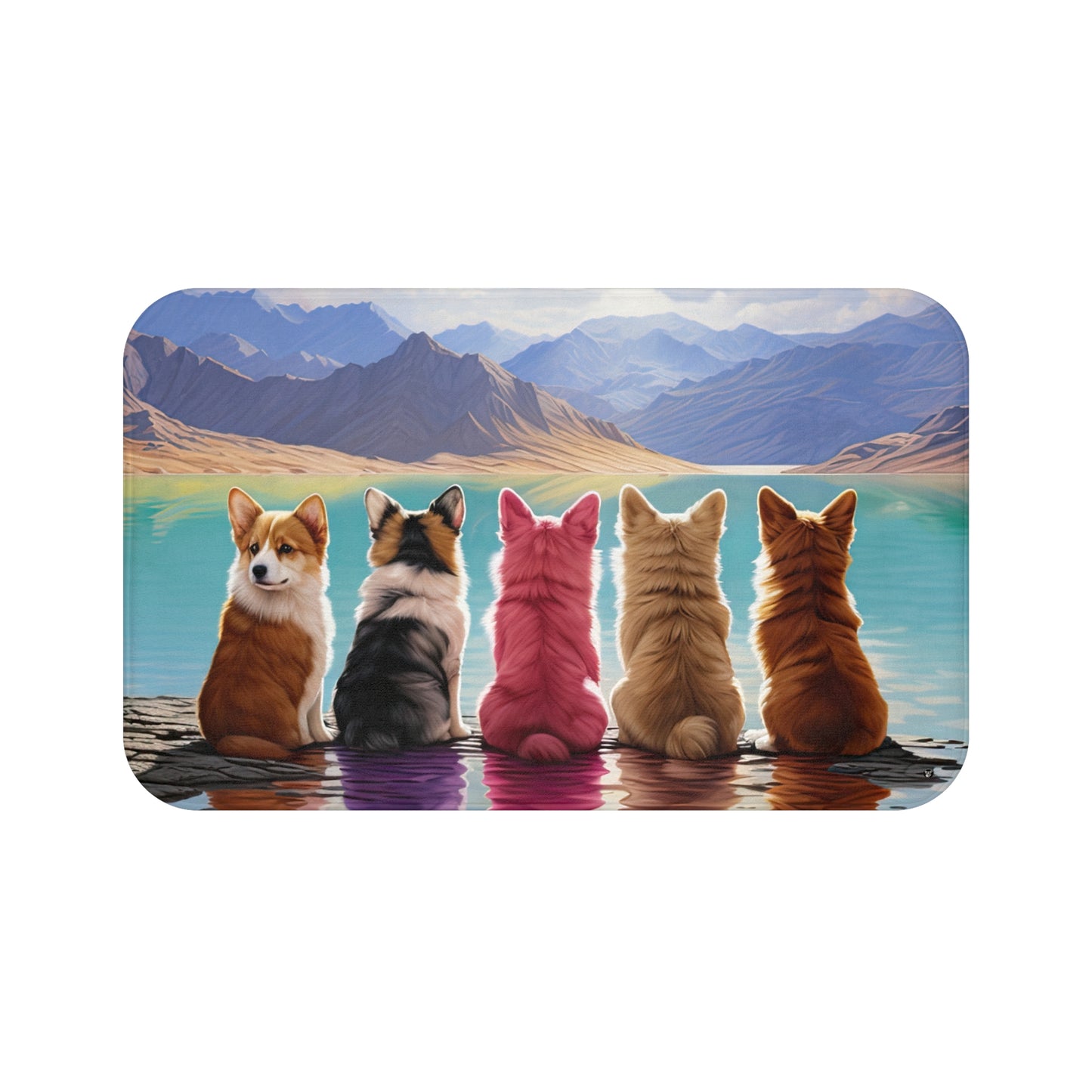 Corgi Lake - Bath Mat