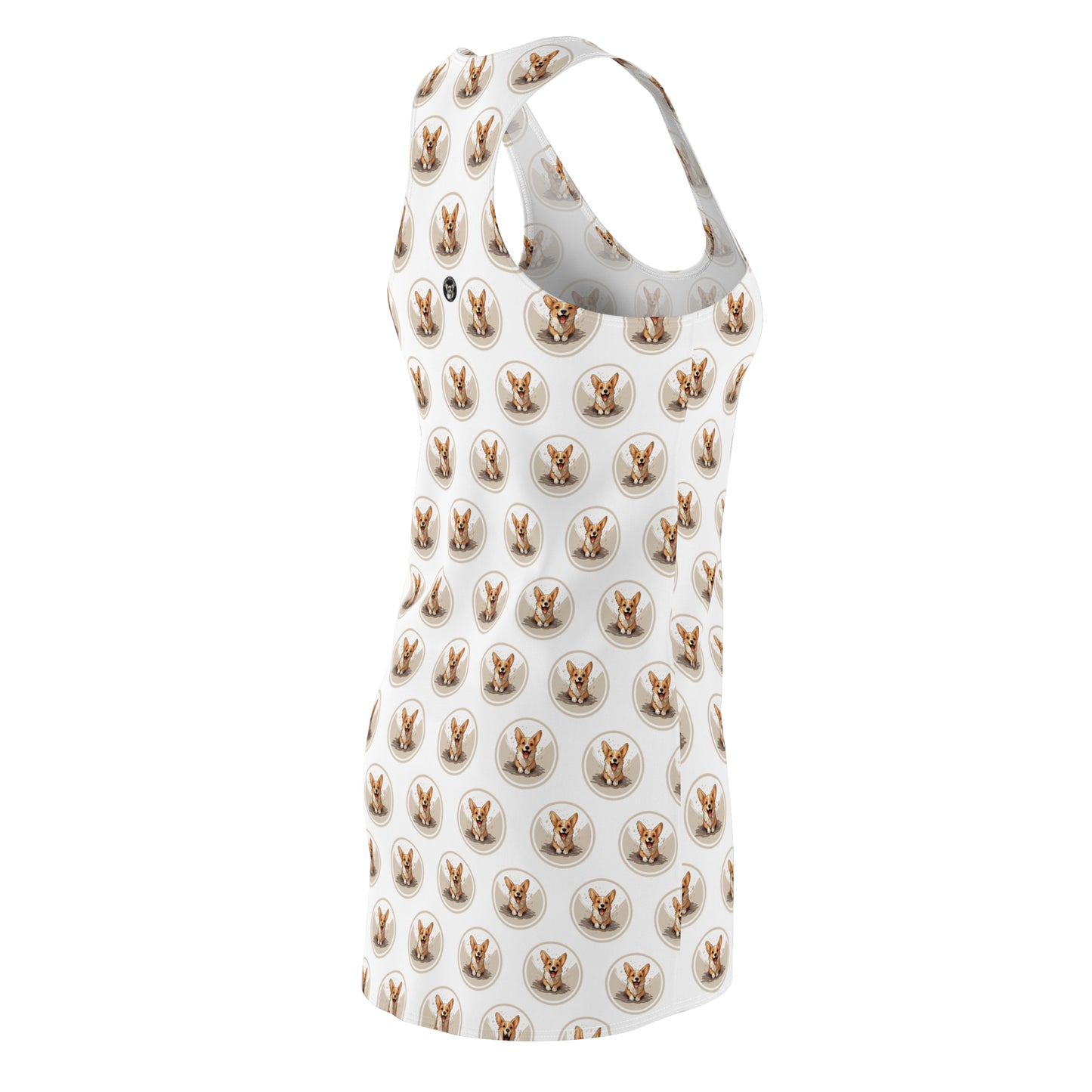 Corgi Cuteness Mosaic - Racerback Dress