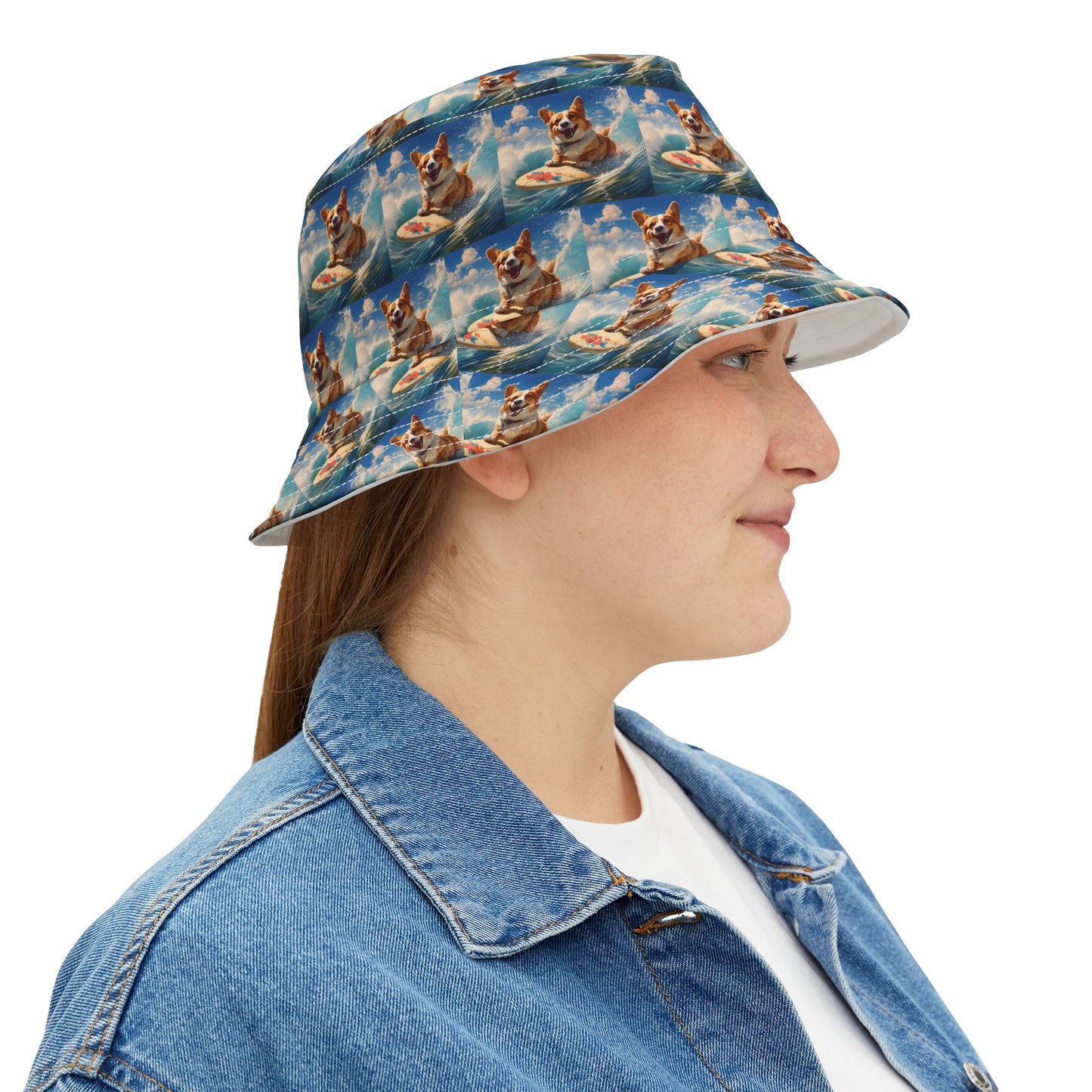 Cowabunga Corgi - Bucket Hat
