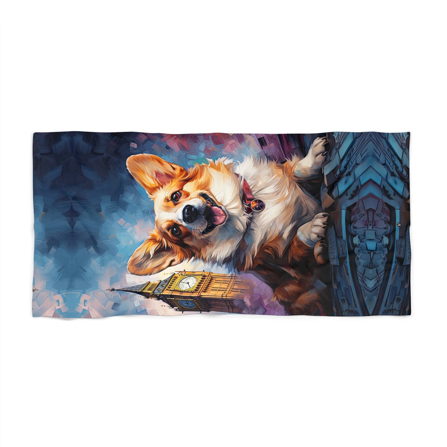 Corgi & Ben Beach Towel