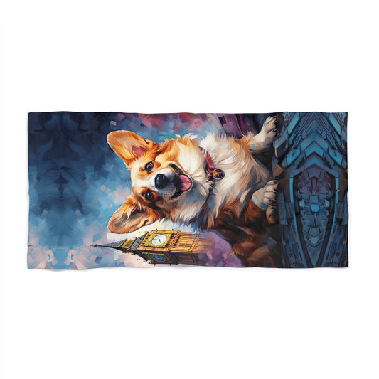Corgi & Ben Beach Towel