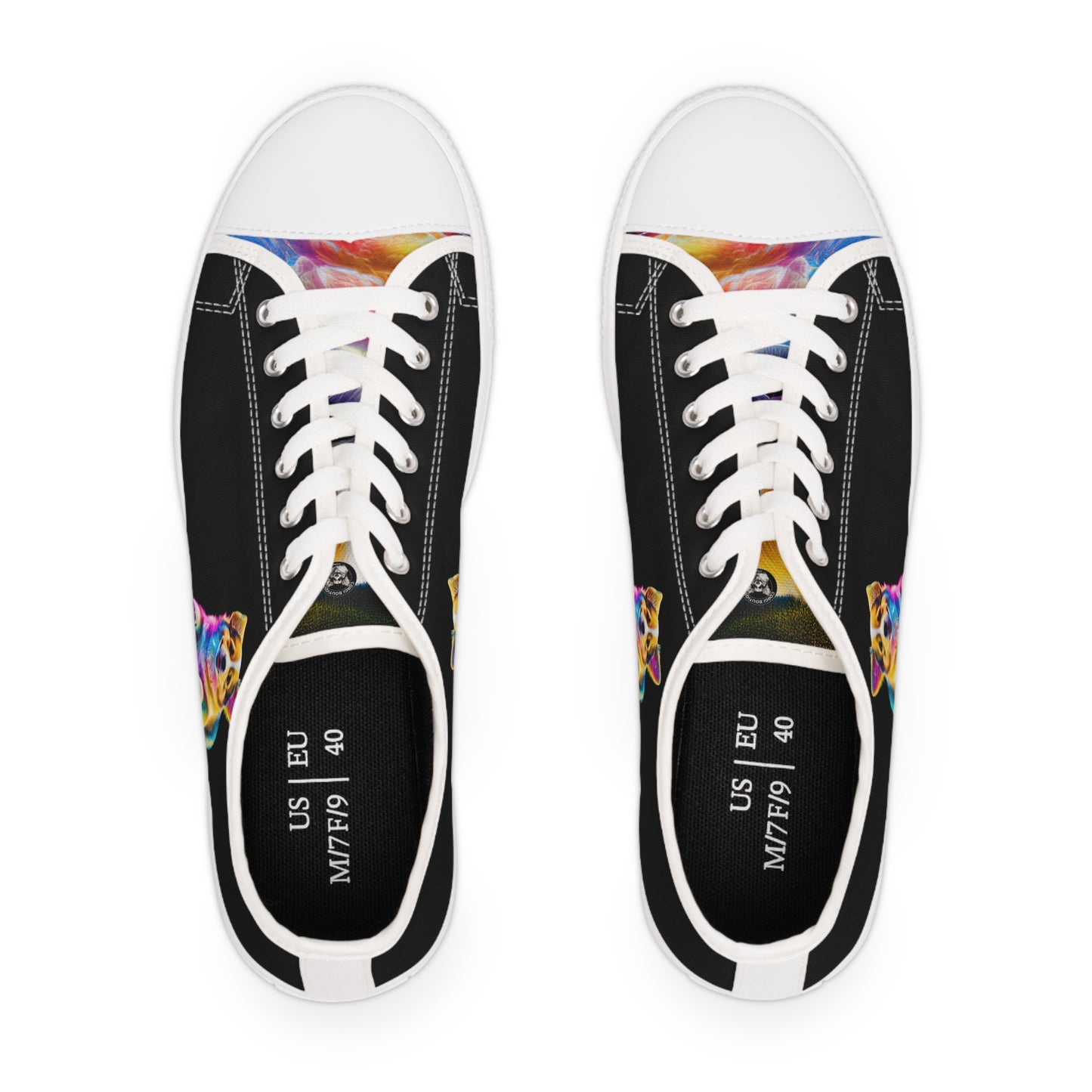 Colorful Corgi - Women's Low Top Sneakers