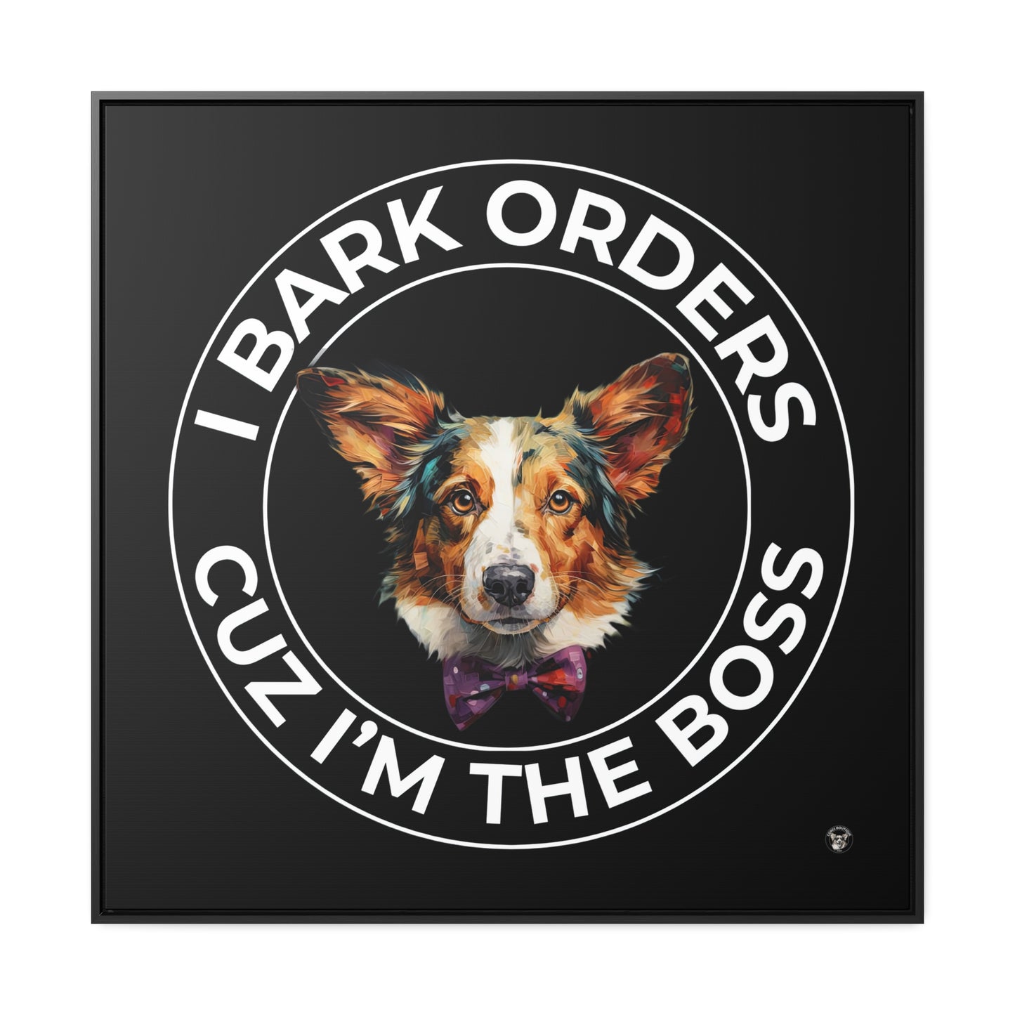 The Boss - Framed on Canvas