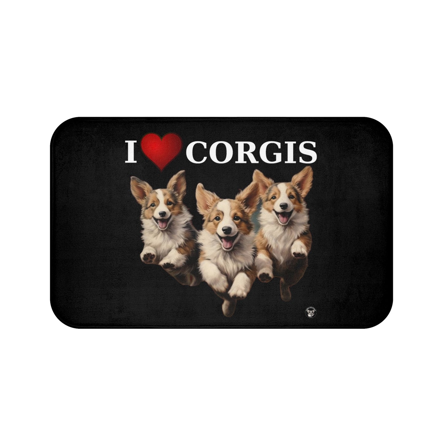 I Heart Corgis - Bath Mat