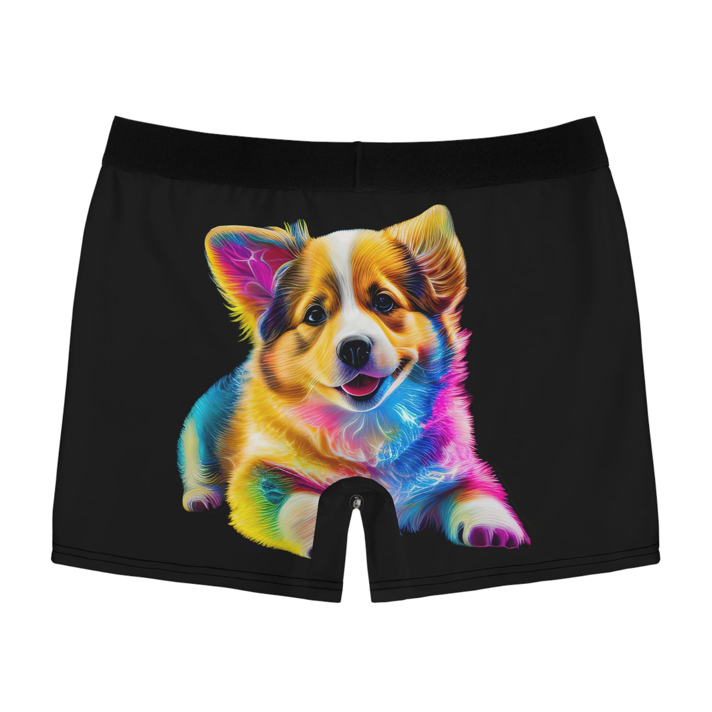 Colorful Corgi Boxer Briefs