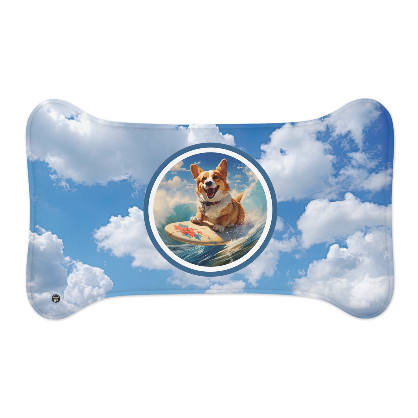 Cowabunga Corgi - Feeding Mat