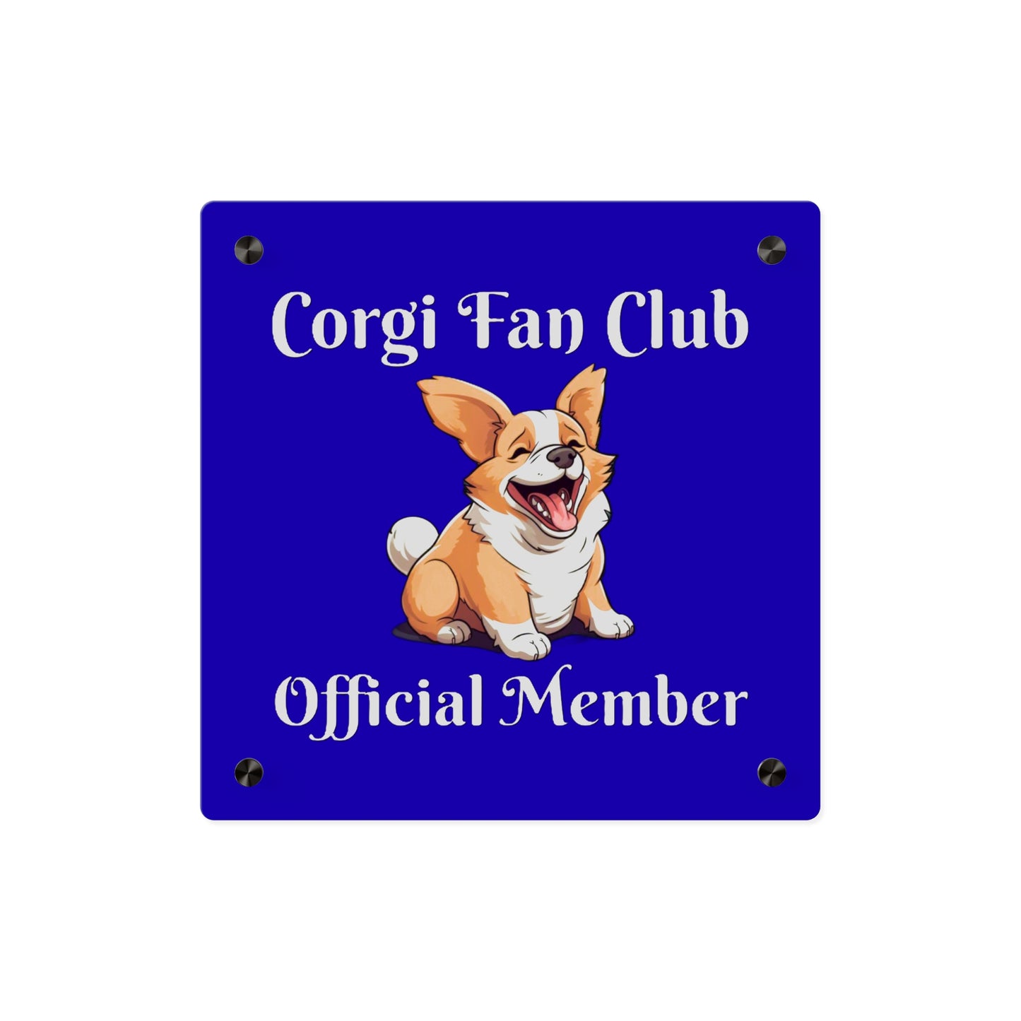 Présidente du Fan Club sur acrylique
