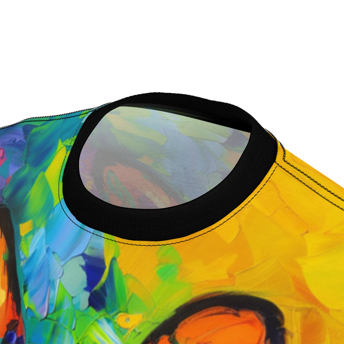 Color Me Corgi Unisex Bold Designer Tee - Capturing the Colorful Corgi Charisma with Phantom Black Sleeves
