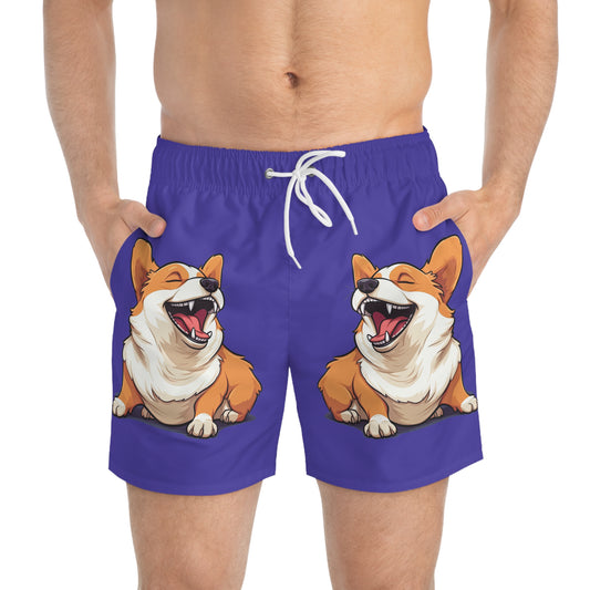 Short de bain comique Corgi