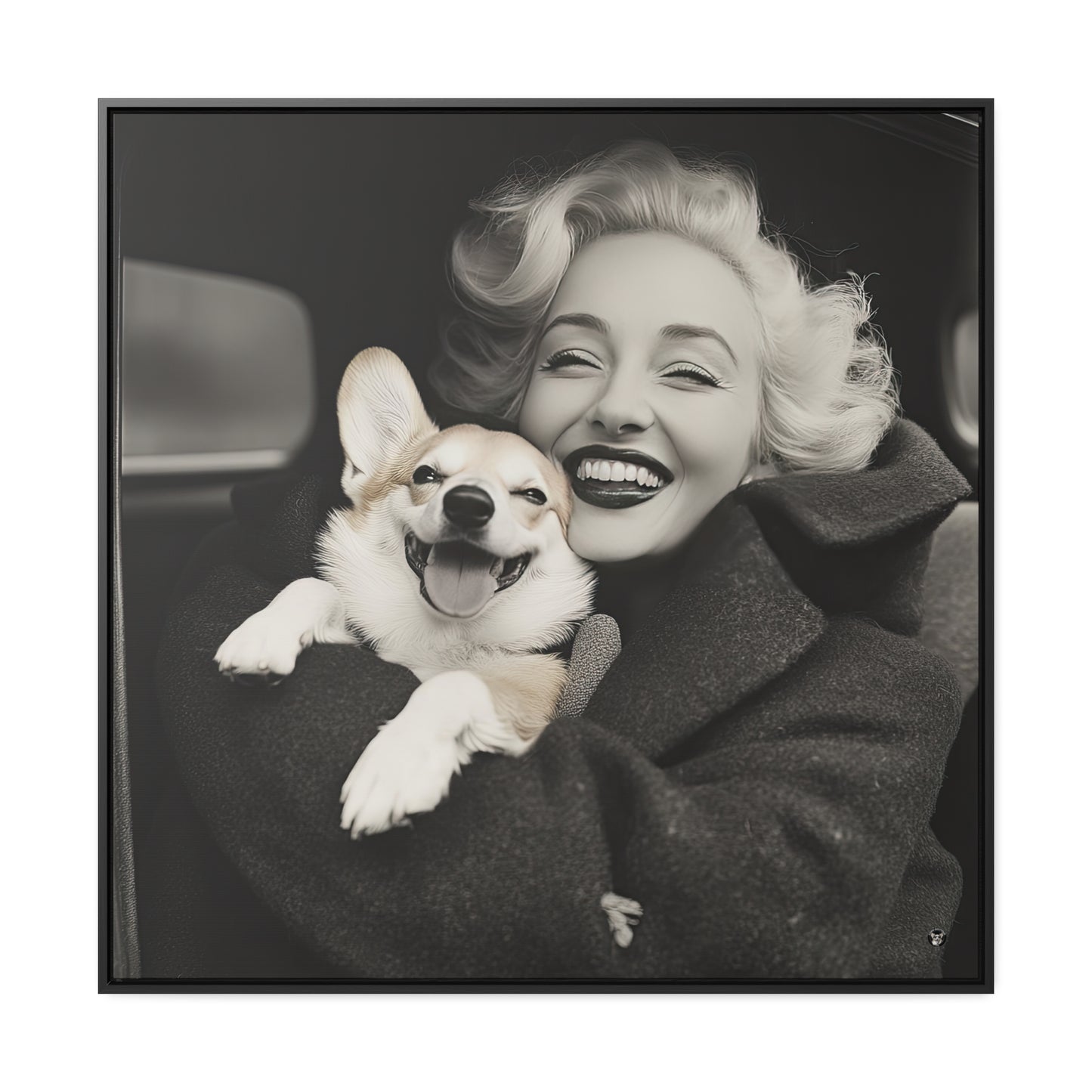 Marilyn's Bestie - Framed on Canvas