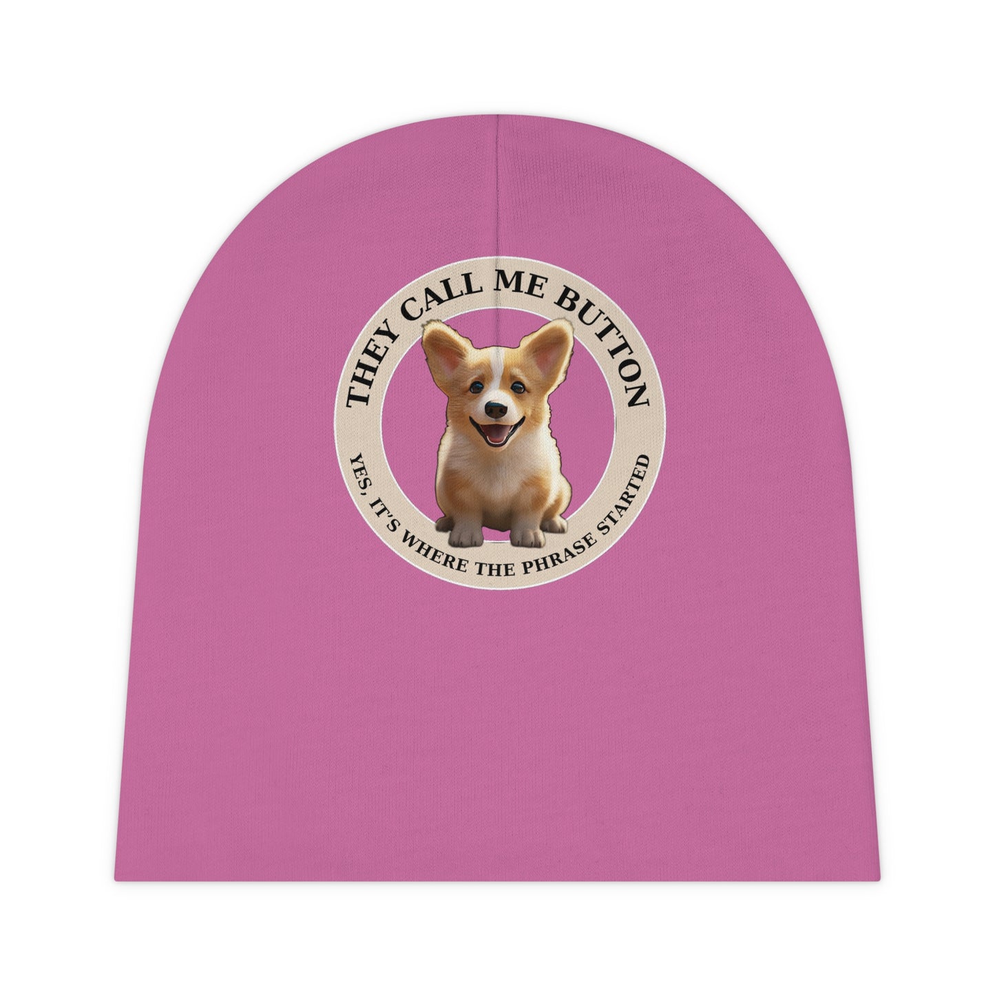 Cute as a Button - Baby Beanie
