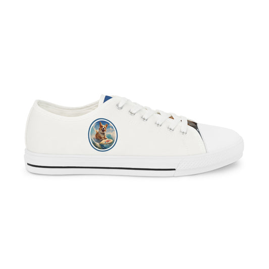 Cowabunga Corgi - Men's Low Top Sneakers
