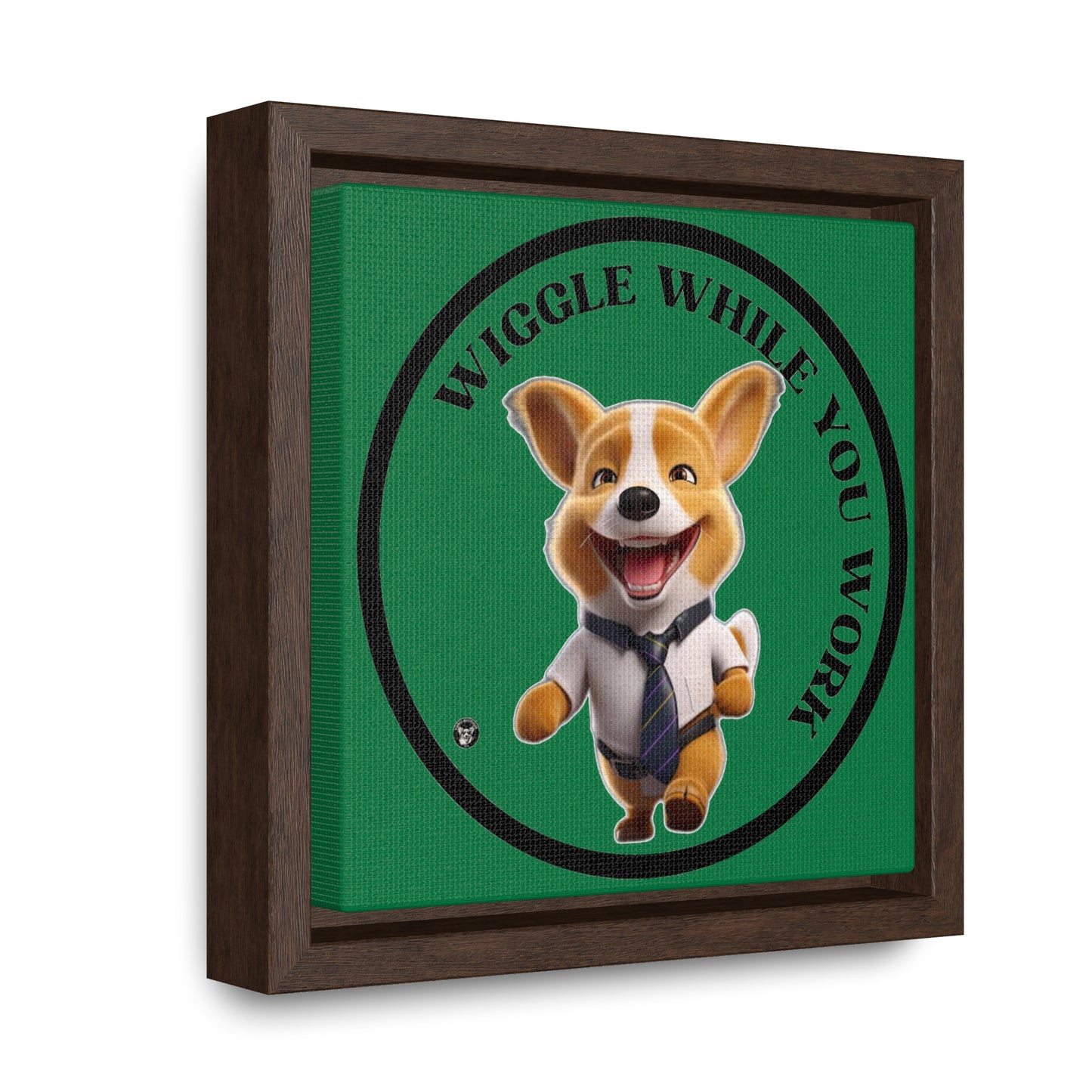 Wiggle While You Work - Framed on Canvas