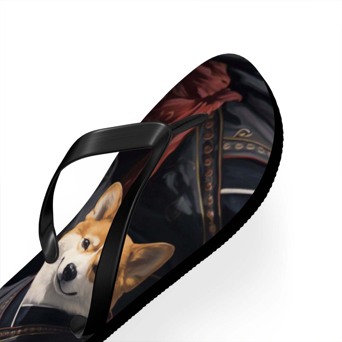 Ninja Corgi Flip-Flops