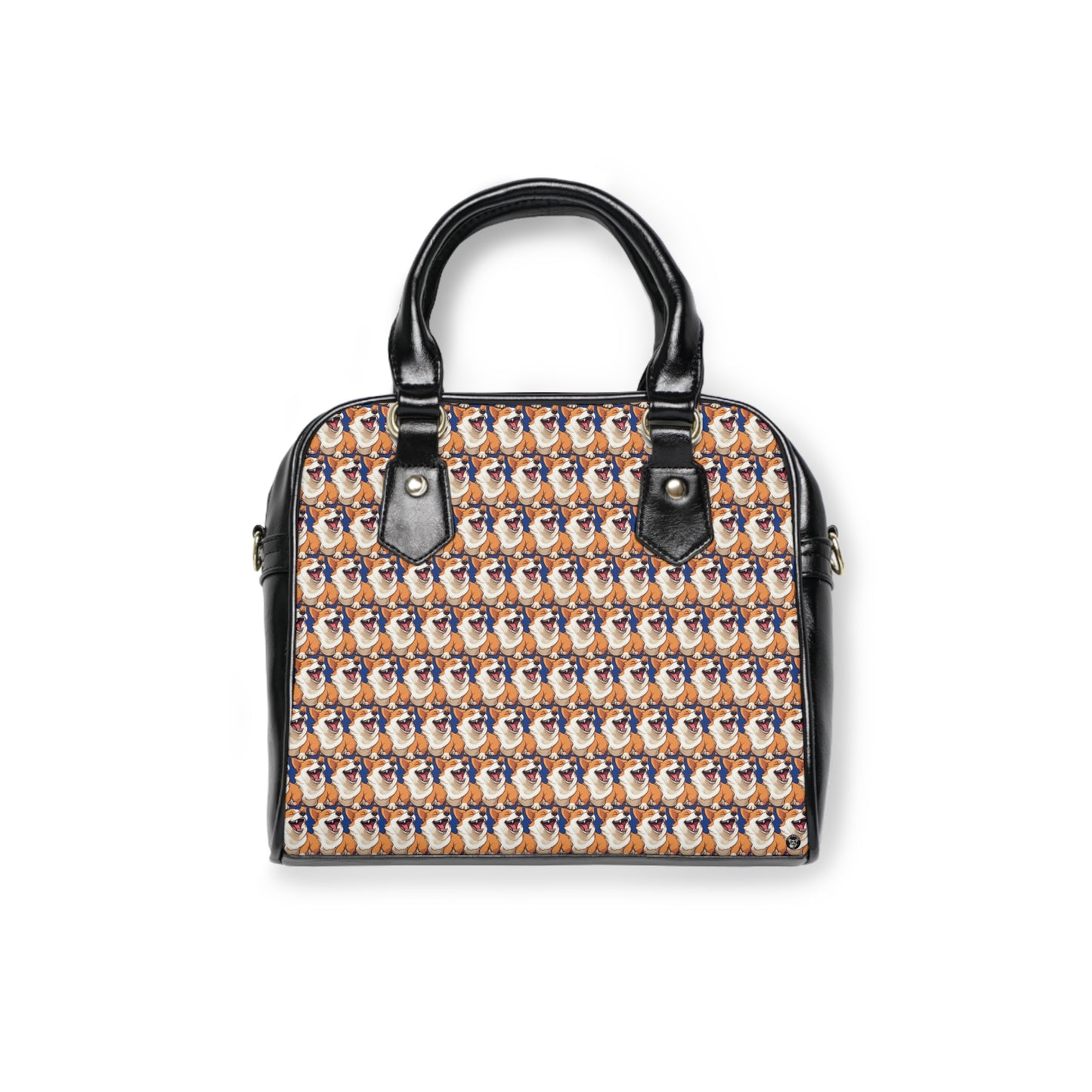 Comical Corgi Mosaic - Handbag w/Removable Shoulder Strap