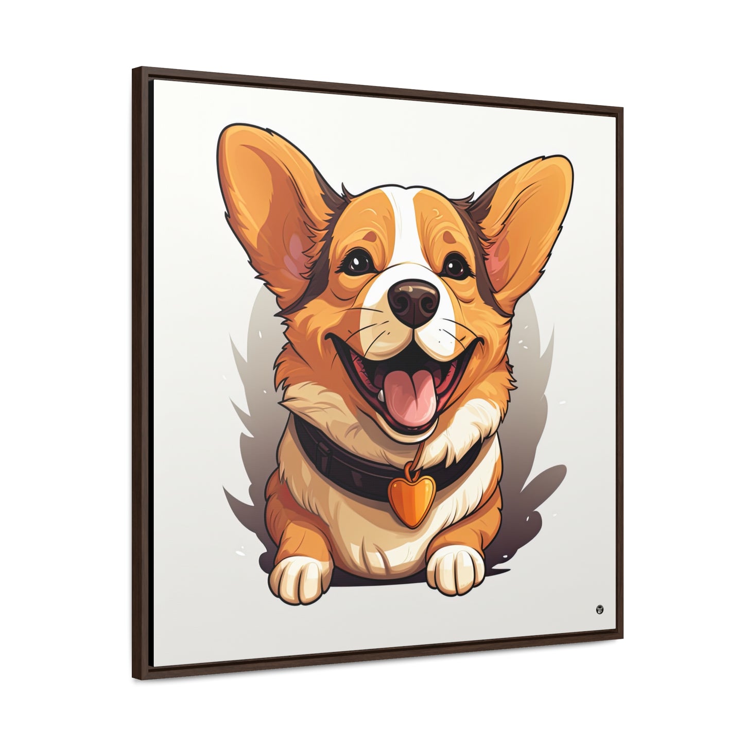 Puppy Love - Framed on Canvas