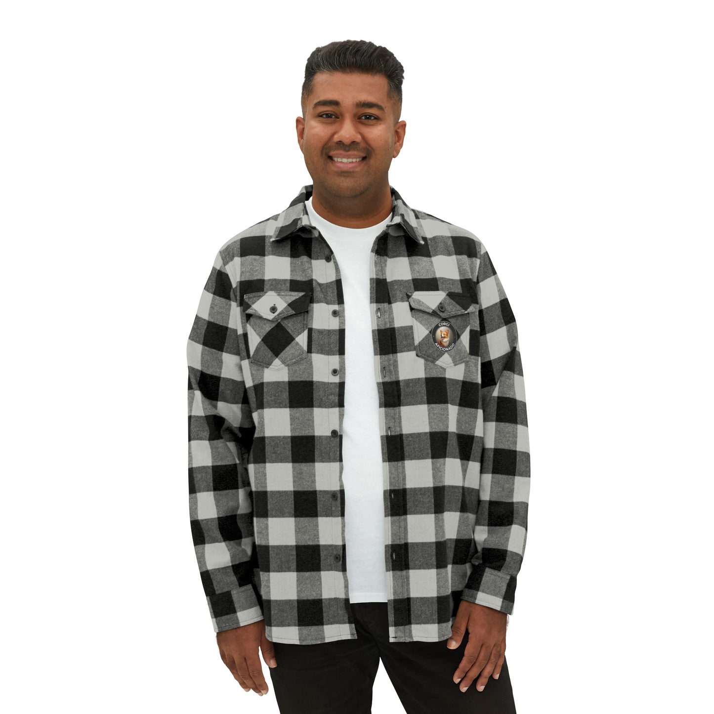 Corgi Aficionado - Flannel Shirt