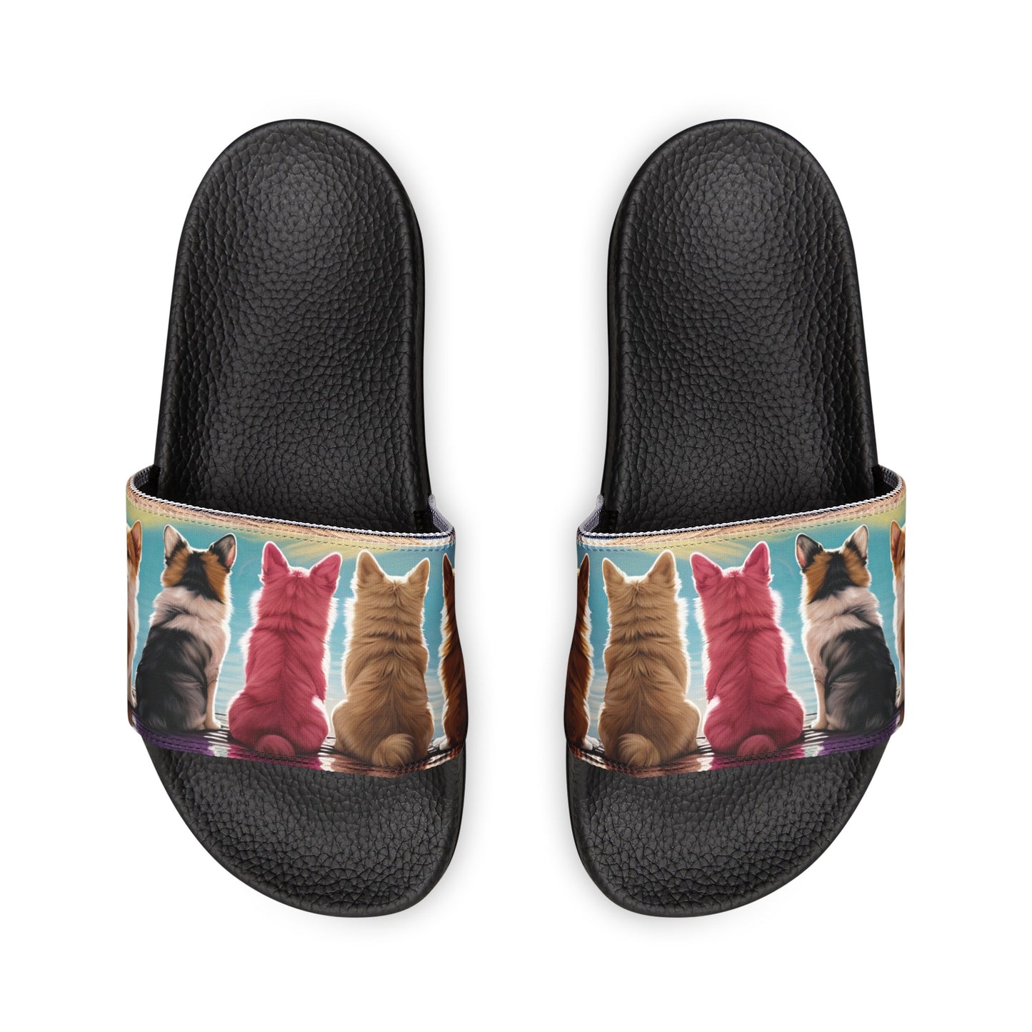Corgi Lake - Men's Slide Sandals