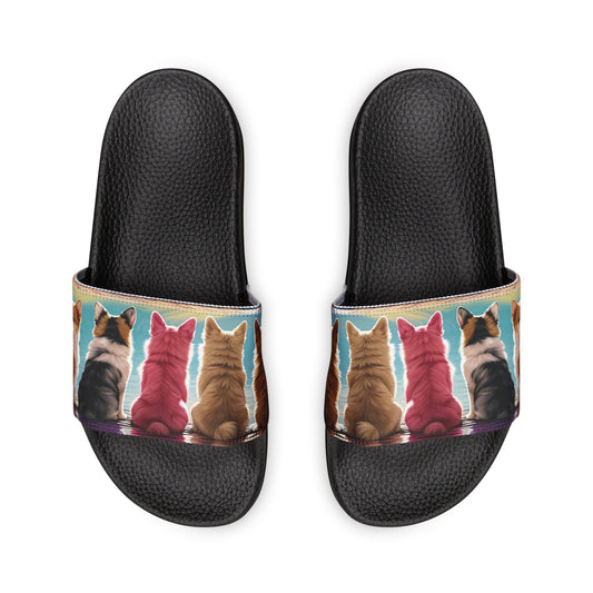 Corgi Lake - Men's Slide Sandals