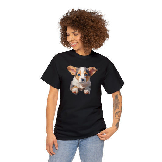 Puppy Portrait - Unisex Heavy Cotton Tee