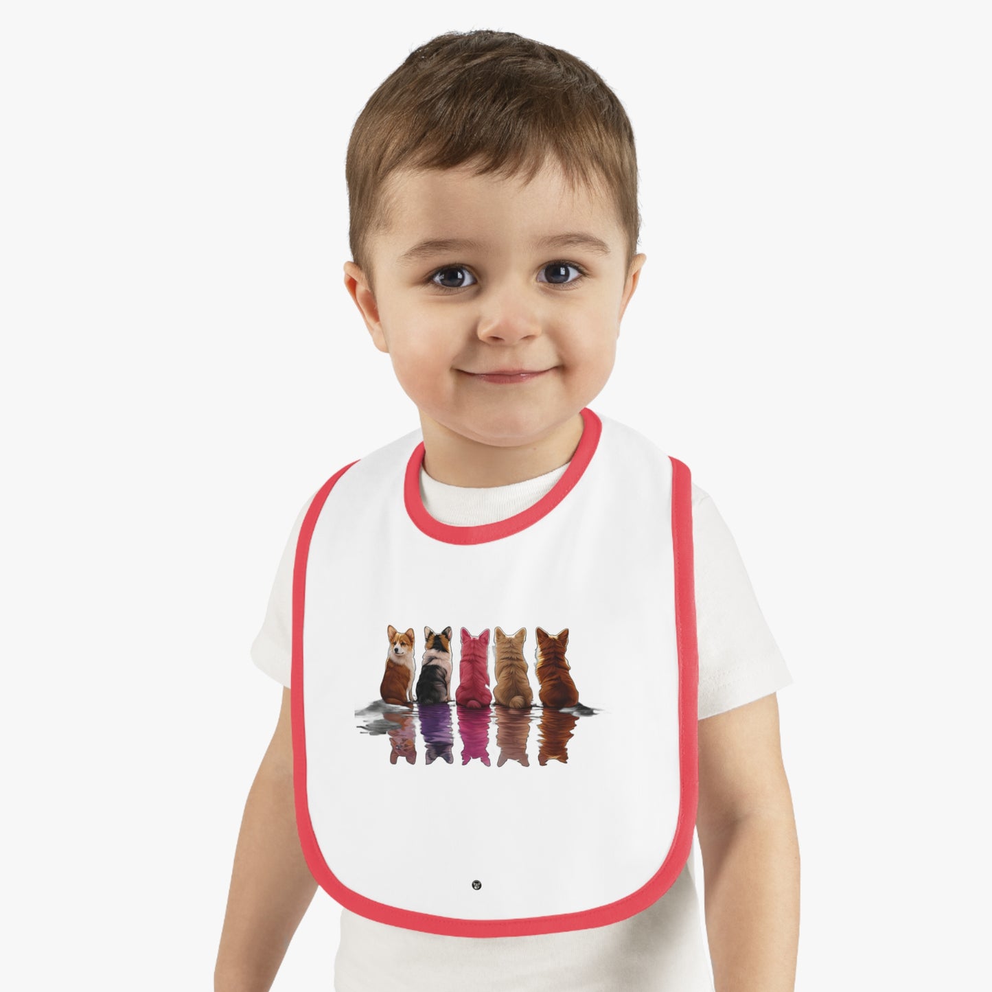 Corgi Reflection - Baby Bib