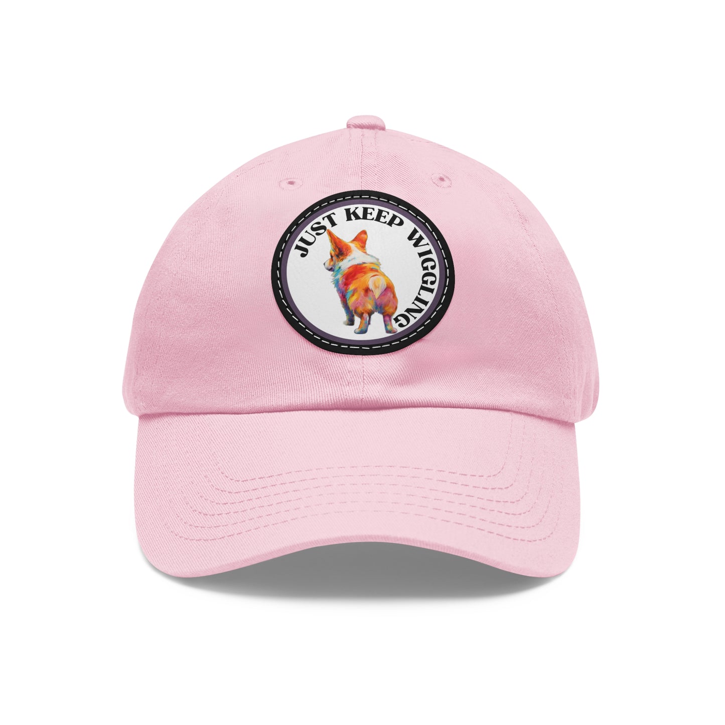 Just Keep Wiggling - Cap with Leather Patch