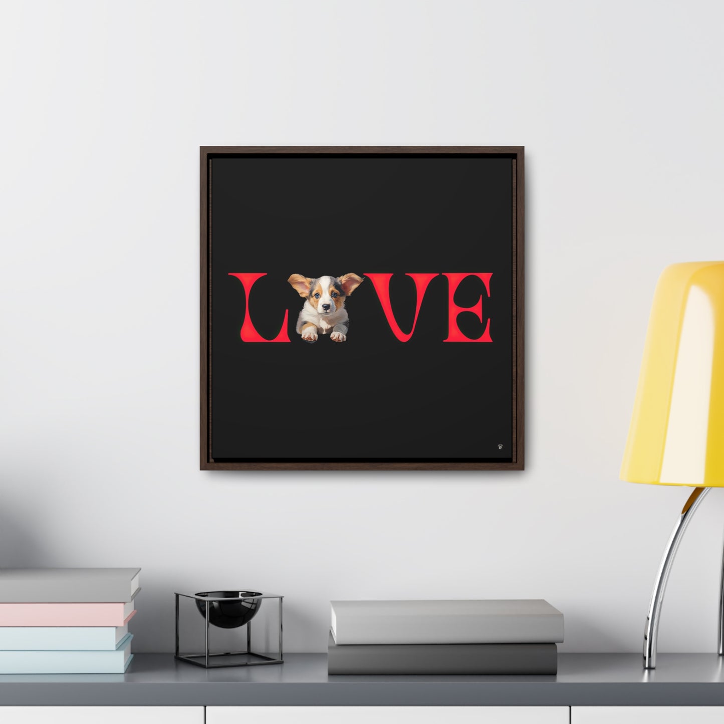 LOVE - Framed on Canvas