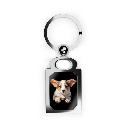 Puppy Portrait - Key Ring