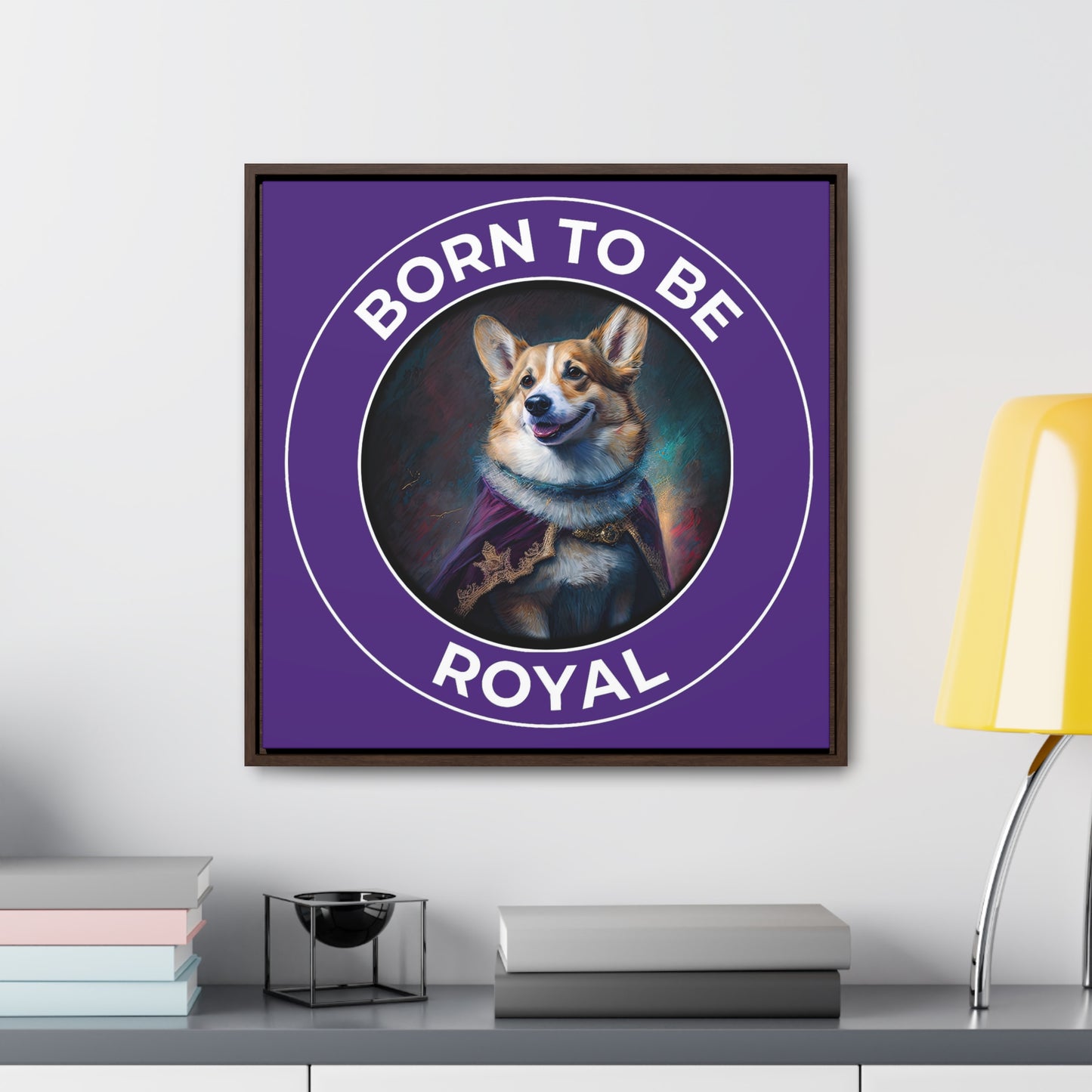 Born To Be Royal - Framed on Canvas