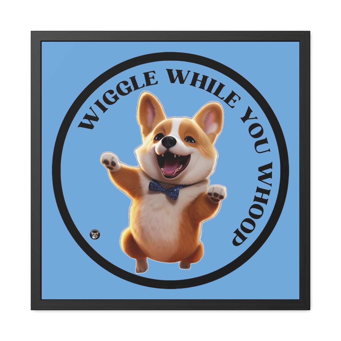Wiggle While You Whoop - Framed Print