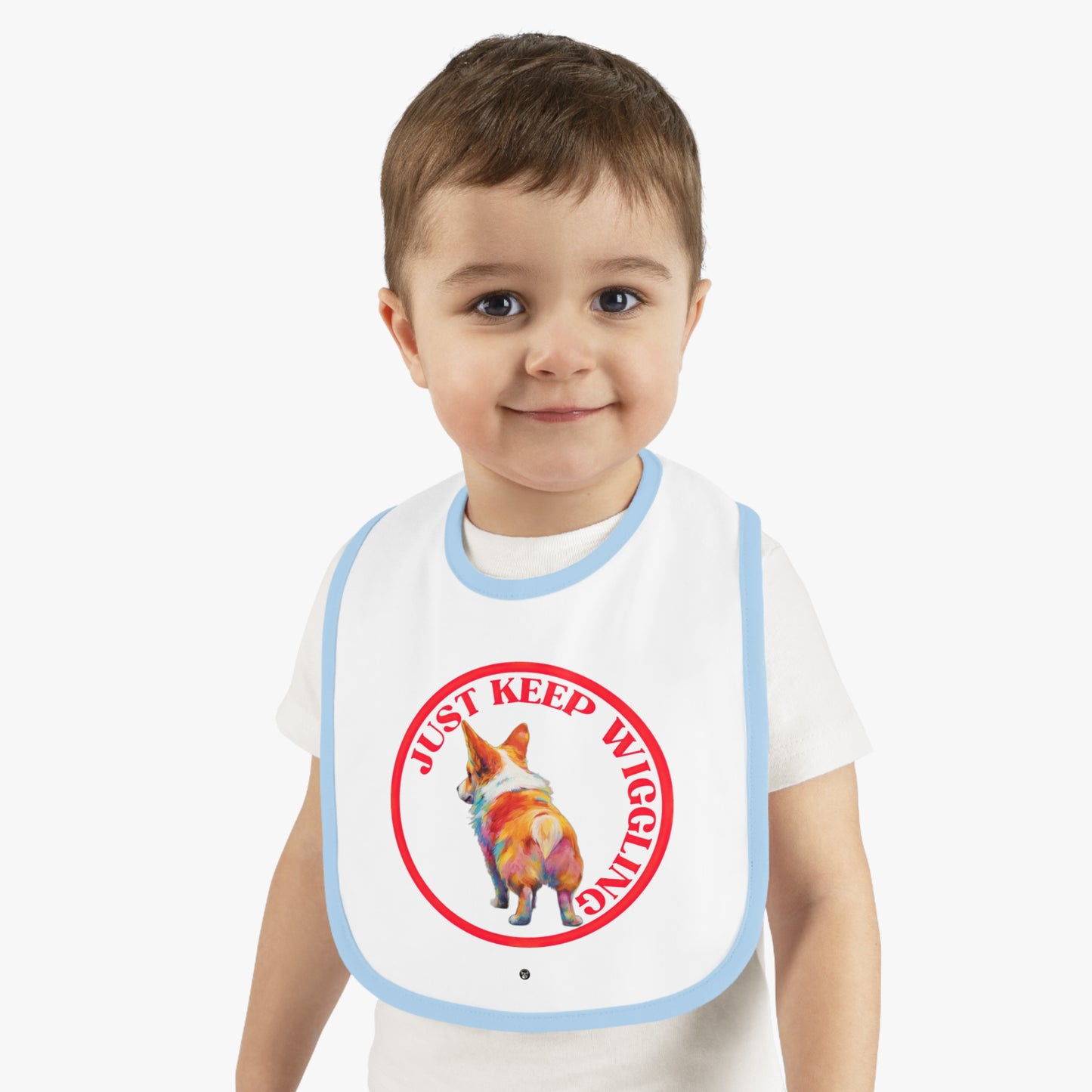 Just Keep Wiggling - Baby Bib