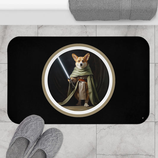 Jedi Corgi - Bath Mat