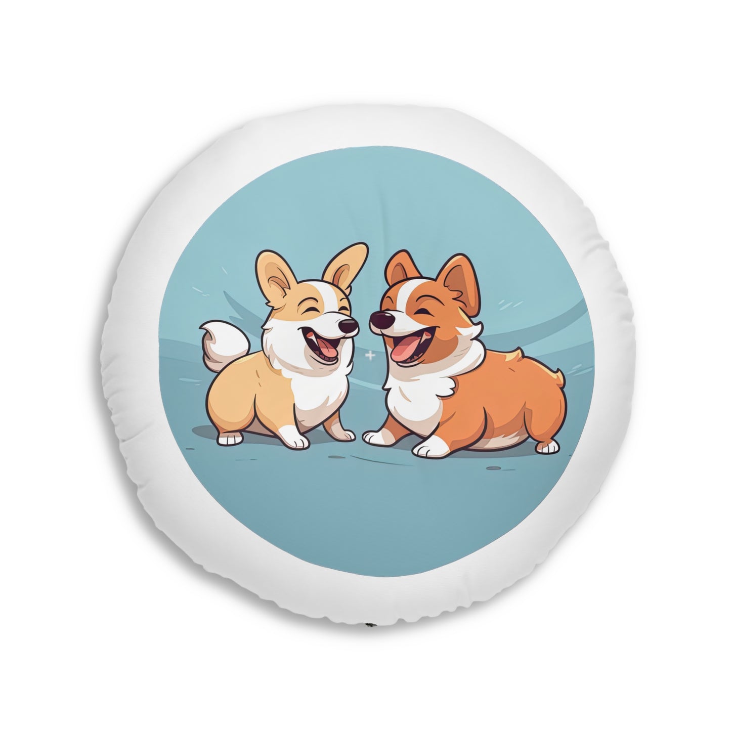 Corgi Couple - Floor Pillow