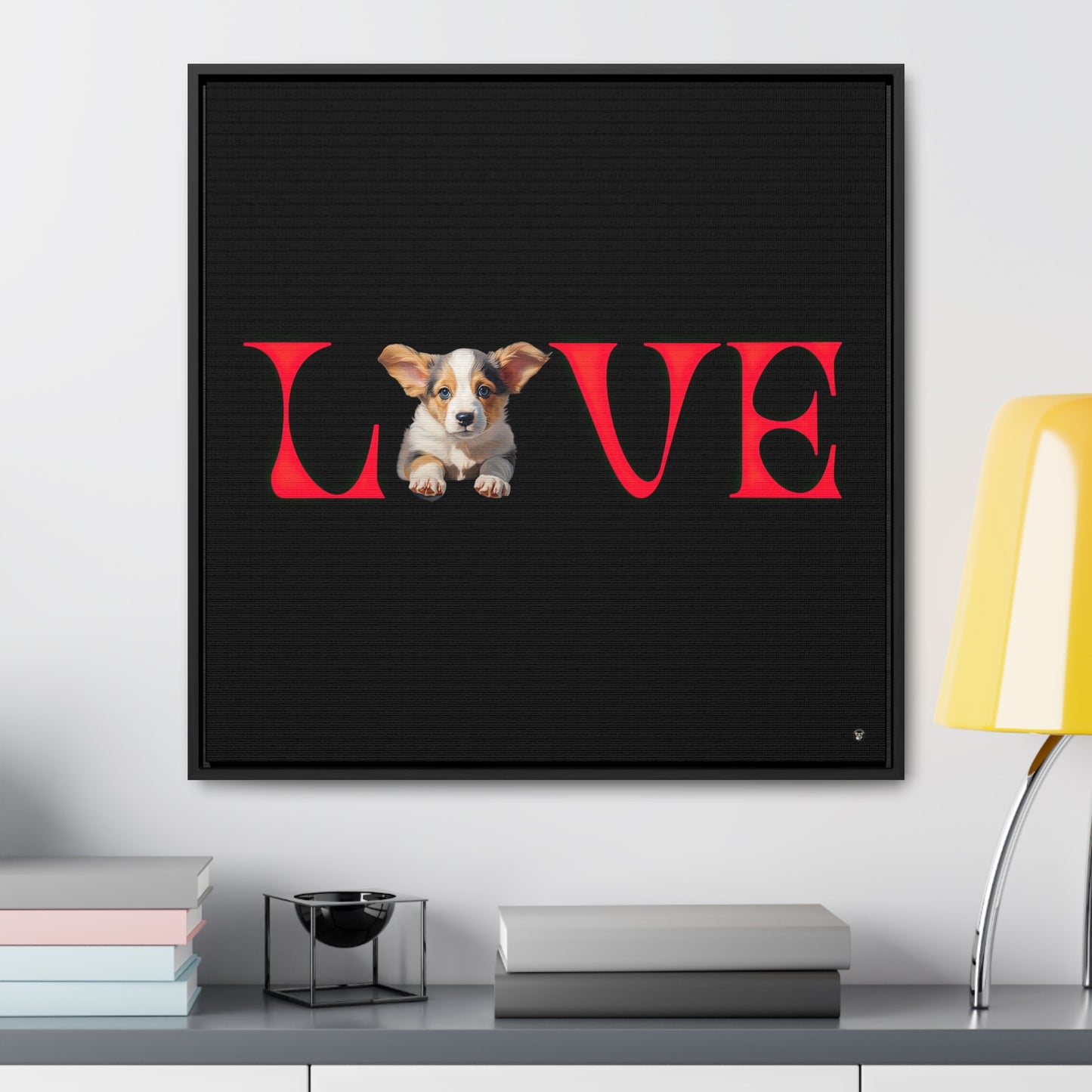 LOVE - Framed on Canvas