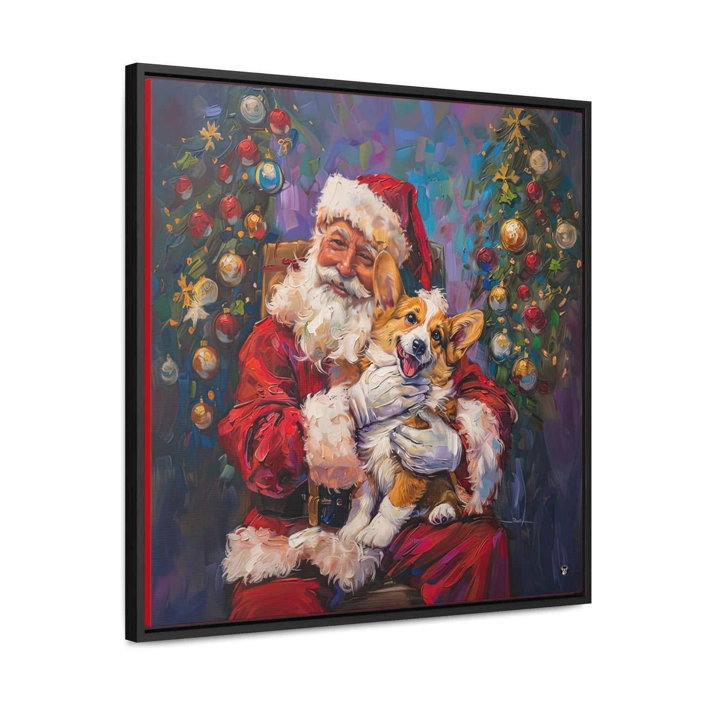 Nice List - Framed on Canvas