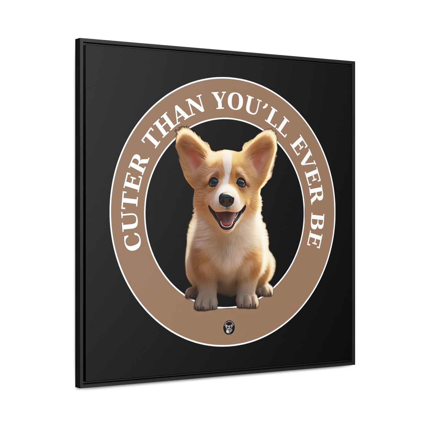 Cuter Than You - Framed on Canvas