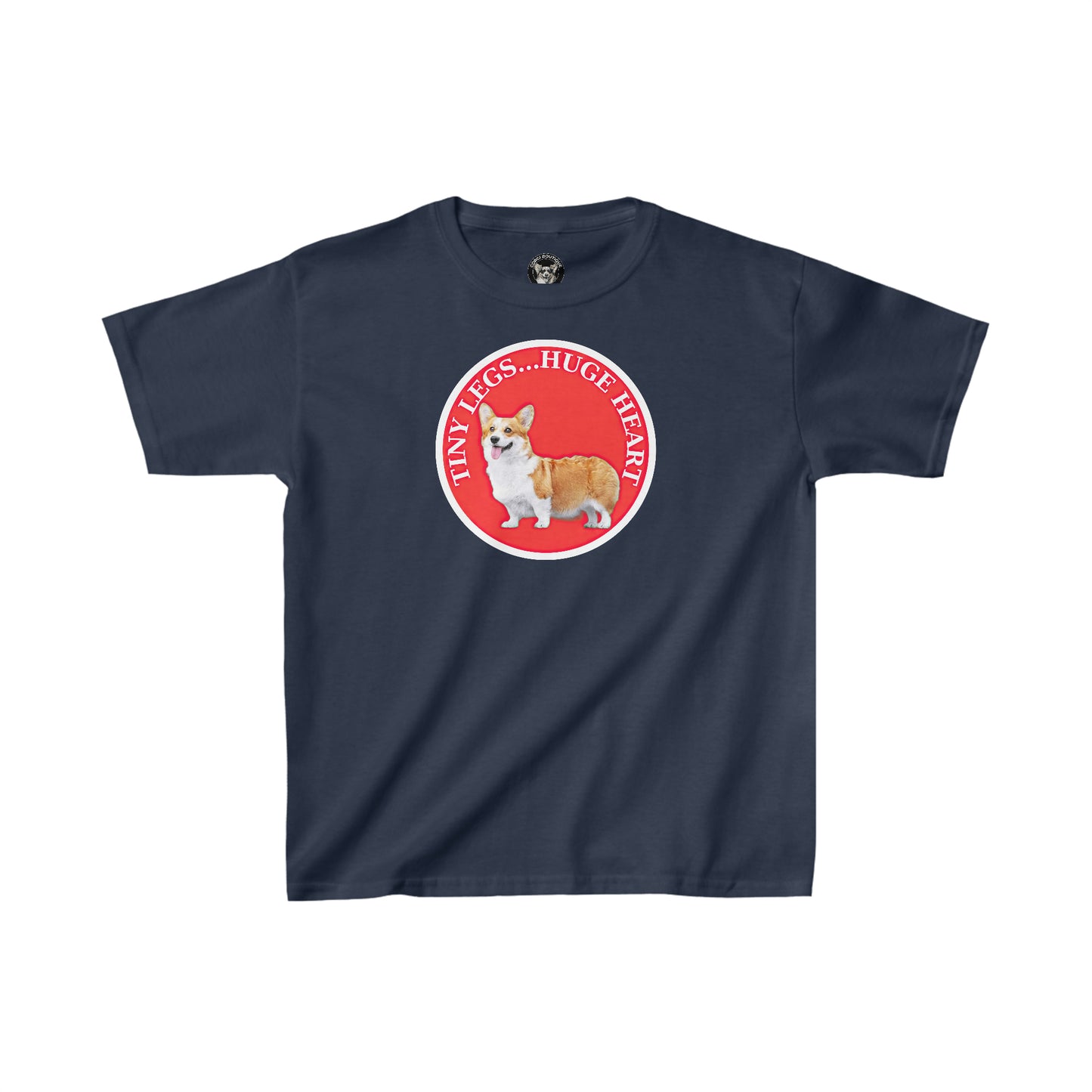 Tiny Legs...Huge Heart - Kids Heavy Cotton Tee