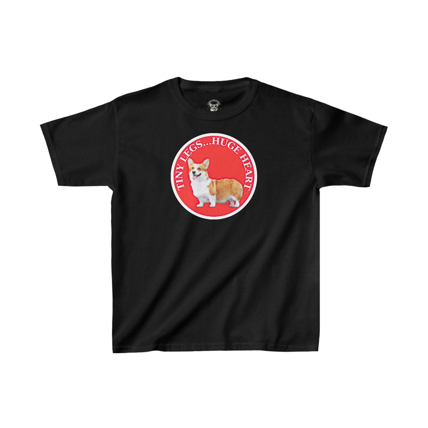 Tiny Legs...Huge Heart - Kids Heavy Cotton Tee