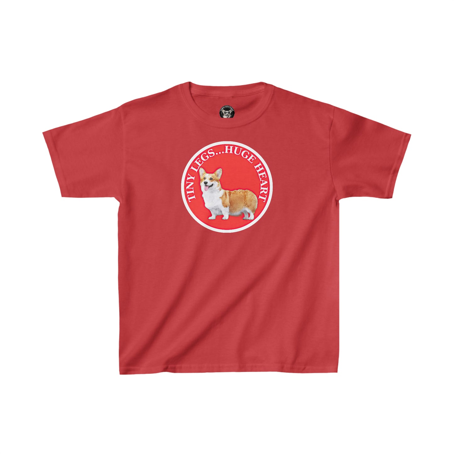 Tiny Legs...Huge Heart - Kids Heavy Cotton Tee