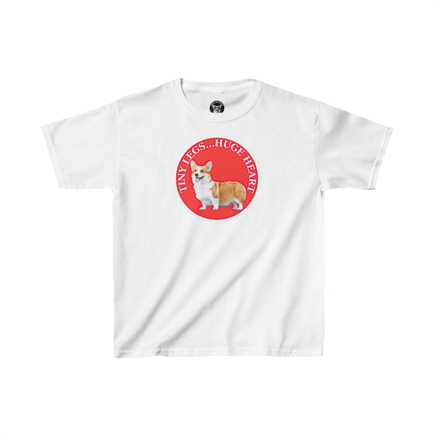 Tiny Legs...Huge Heart - Kids Heavy Cotton Tee