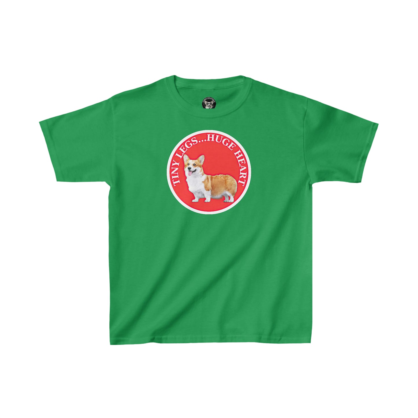 Tiny Legs...Huge Heart - Kids Heavy Cotton Tee