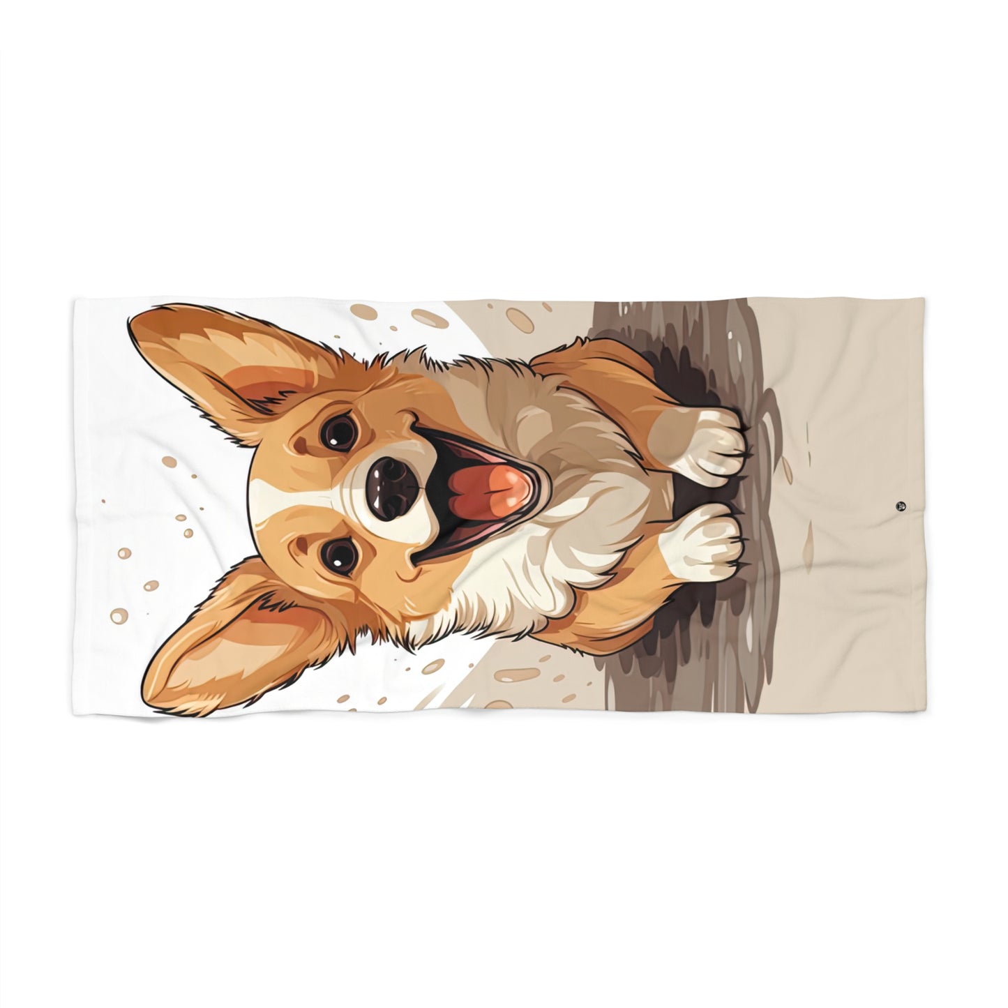 Corgi Cuteness Beach Towel