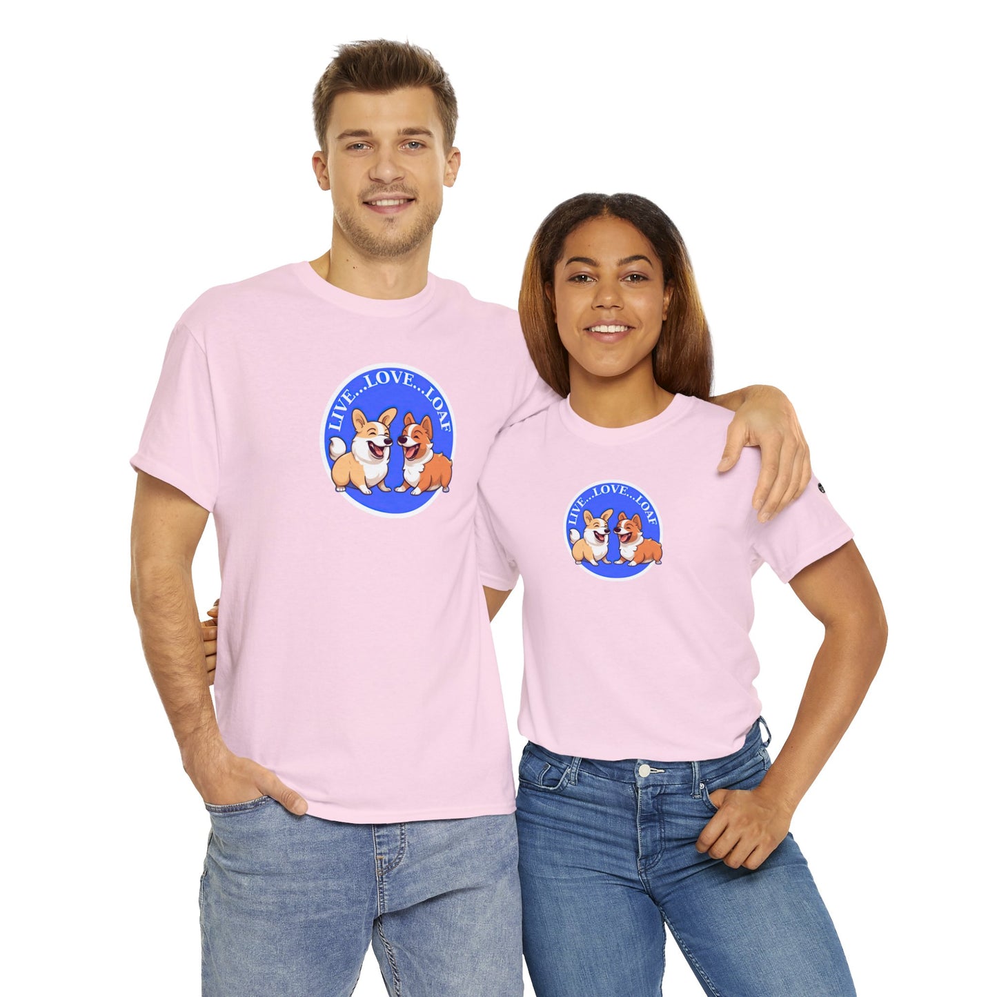 Live...Love...Loaf - Unisex Heavy Cotton Tee