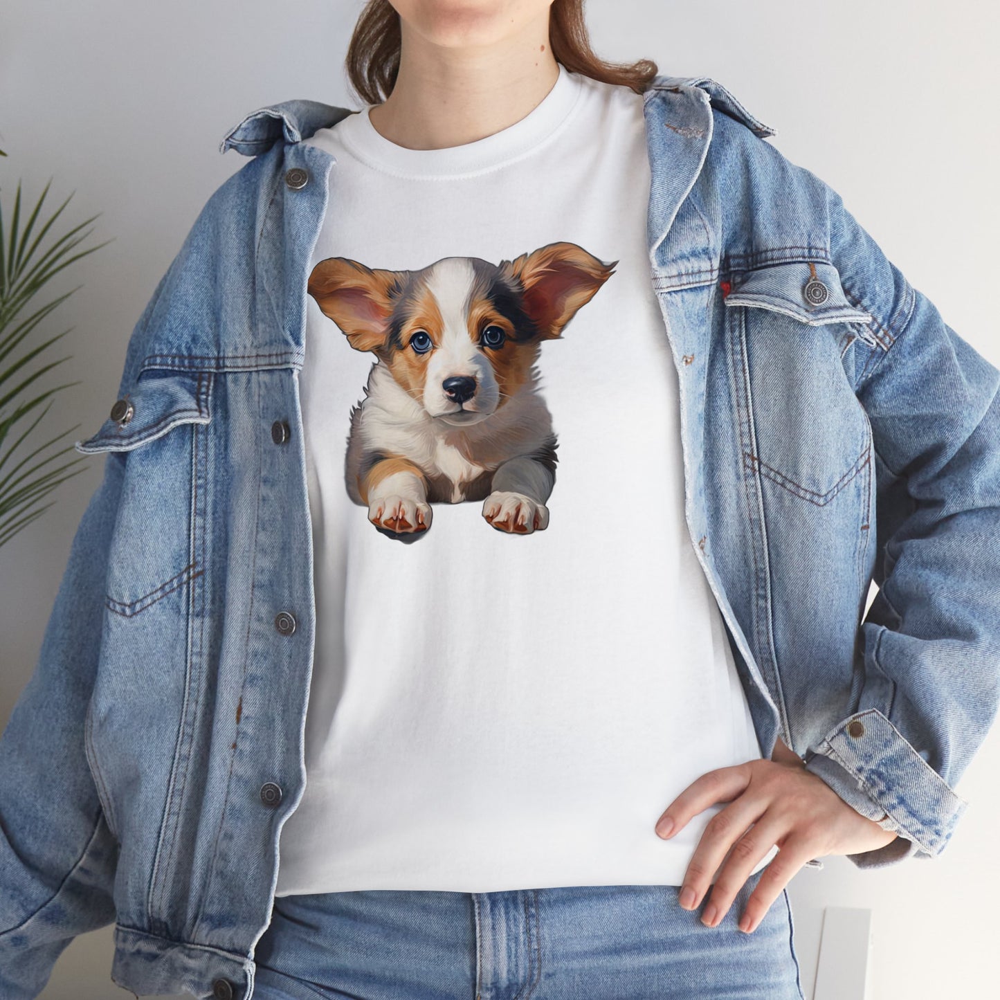 Puppy Portrait - Unisex Heavy Cotton Tee