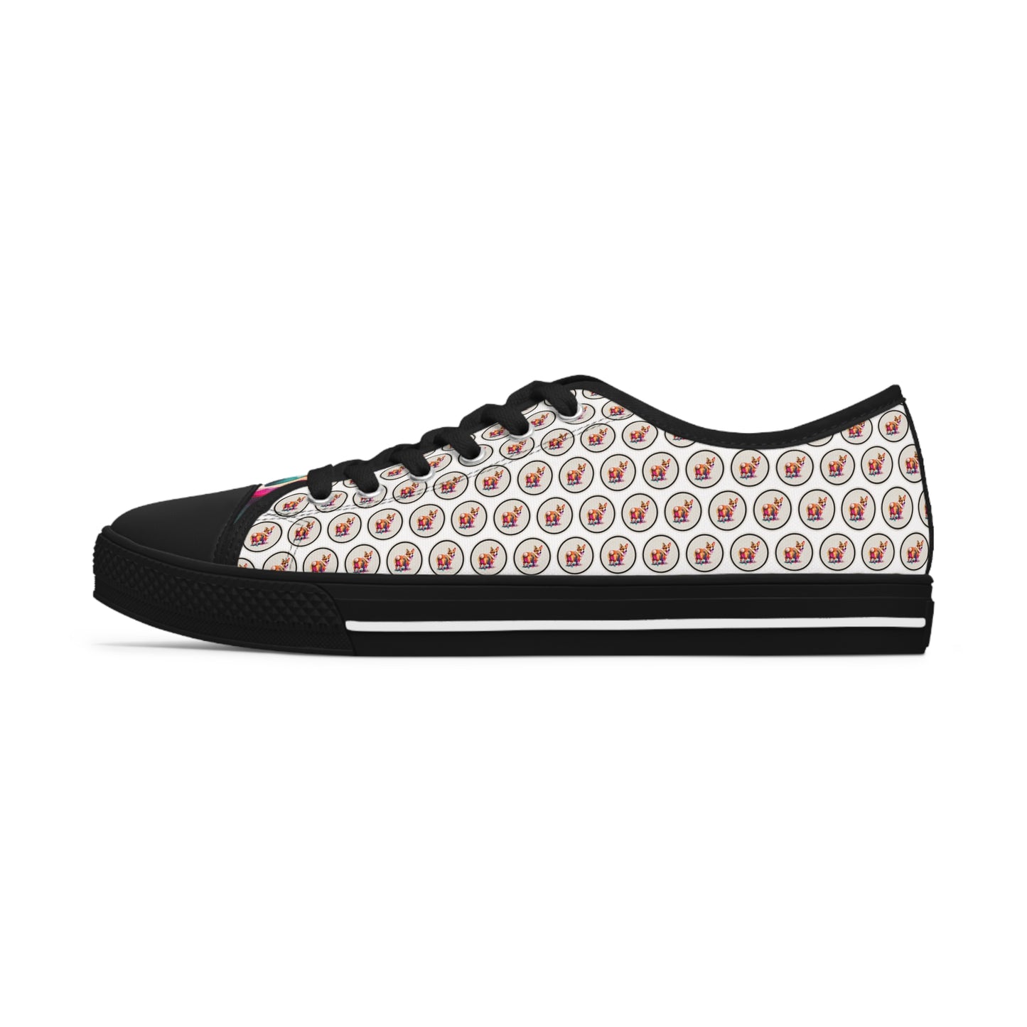 The Observer Mosaic - Women's Low Top Sneakers