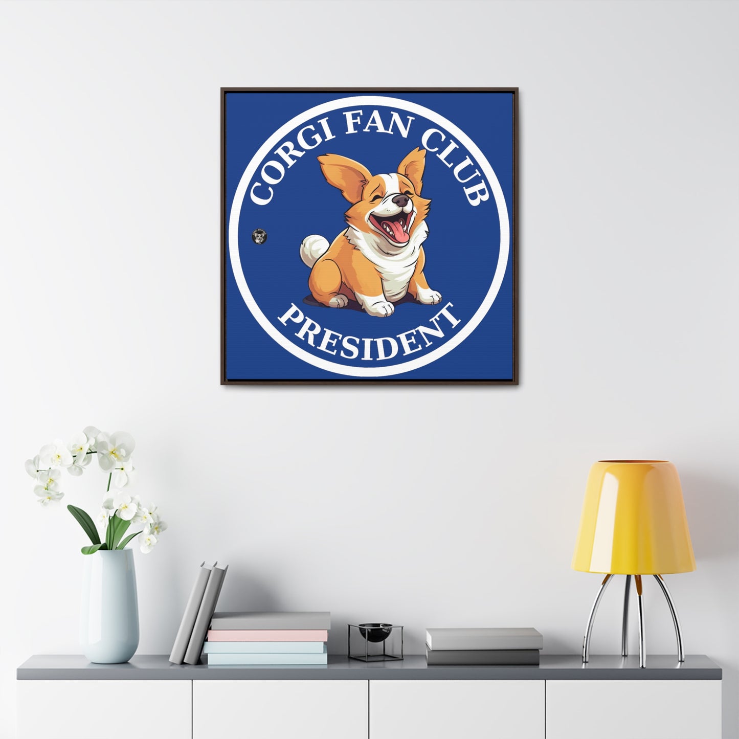 Fan Club President - Framed on Canvas