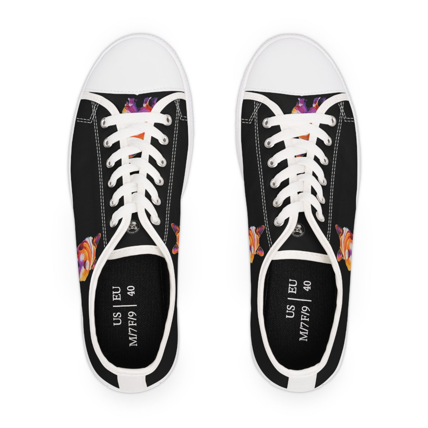 Corgi Butt - Women's Low Top Sneakers